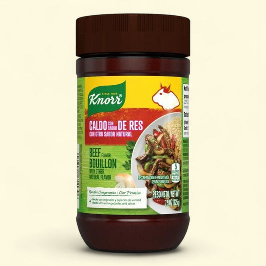 Knorr Beef Flavor Bouillon, 7.9 oz Jar