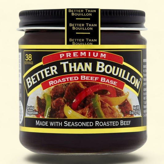 Better Than Bouillon Roasted Beef Base, 8 oz Jar