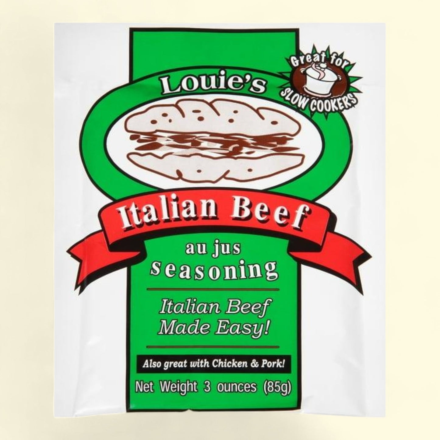 Louie's Seasoning Italian Beef Au Jus, 3 Oz