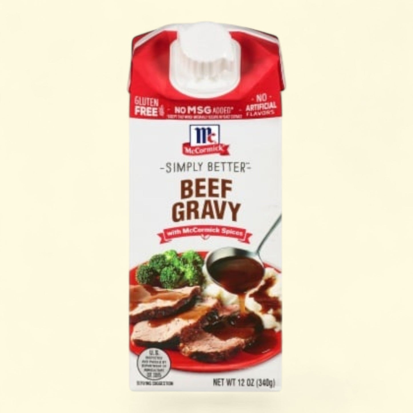 McCormick Beef Gravy, Regular Size, 12 oz