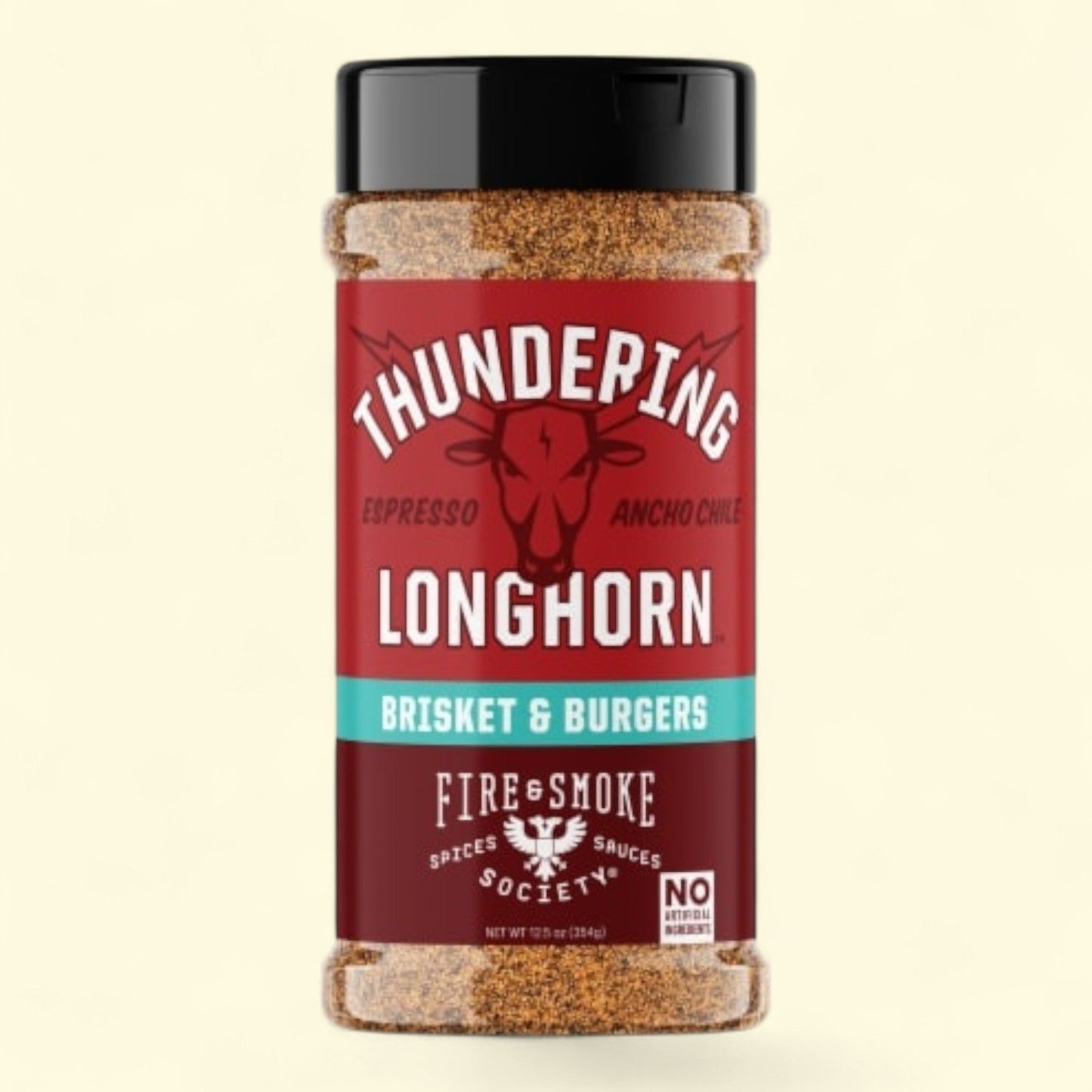 Fire & Smoke Society Thundering Longhorn Brisket & Burgers Seasoning, 5 oz