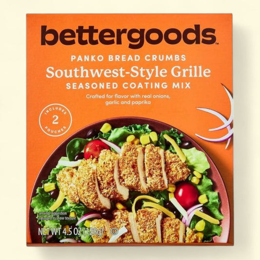 Bettergoods Southwest-Style Grille Panko Bread Crumbs Seasoned Coating Mix, 4.5 oz