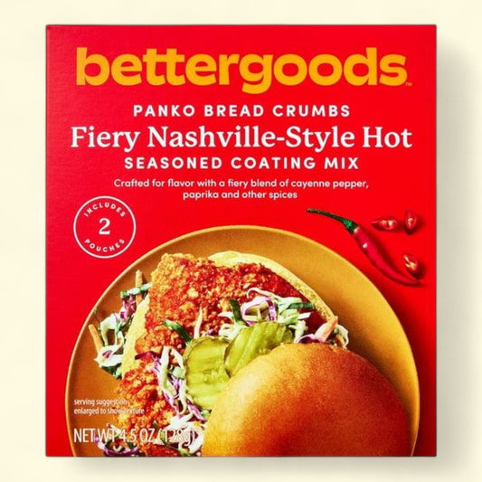 bettergoods Fiery Nashville-Style Hot Panko Bread Crumbs, 4.5 oz