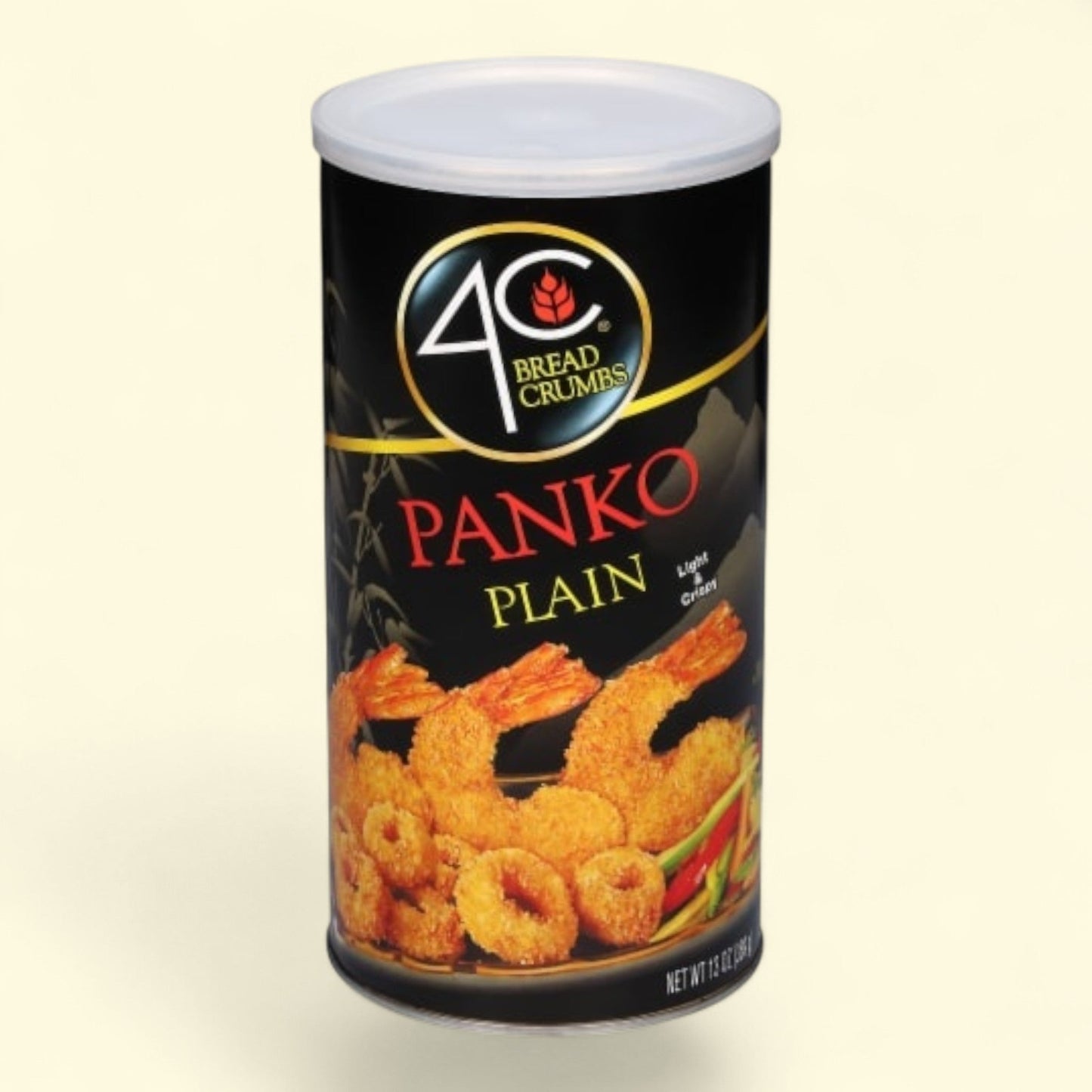 4C Light & Crispy Plain Panko Bread Crumbs, 13 oz