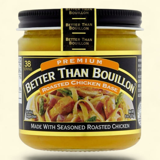 Better Than Bouillon Roasted Chicken Base, 8 oz Jar