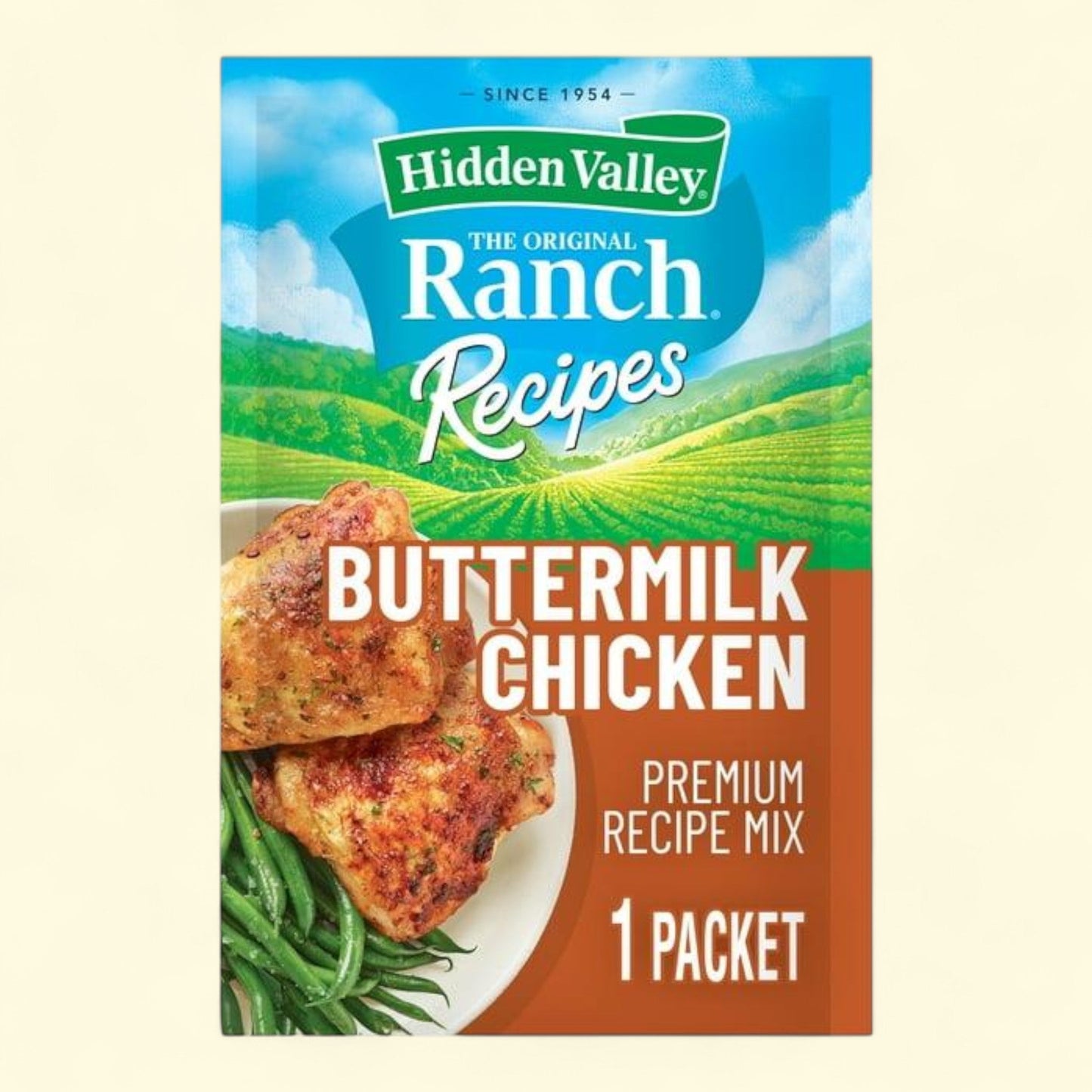 Hidden Valley Ranch Buttermilk Chicken Seasoning Mix, 1 oz — authentic US product shipped worldwide by Treatspree