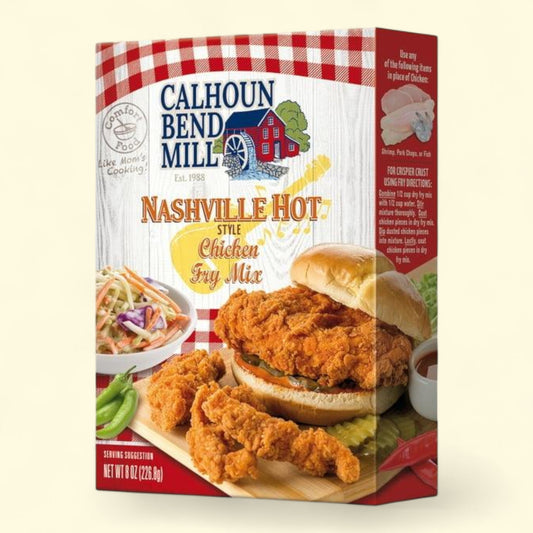 Calhoun Bend Mill Nashville Hot Chicken Fry Mix, 8oz