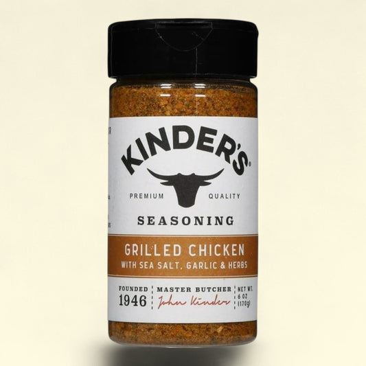 Kinder's Grilled Chicken Seasoning Blend, 6 oz — authentic US product shipped worldwide by Treatspree