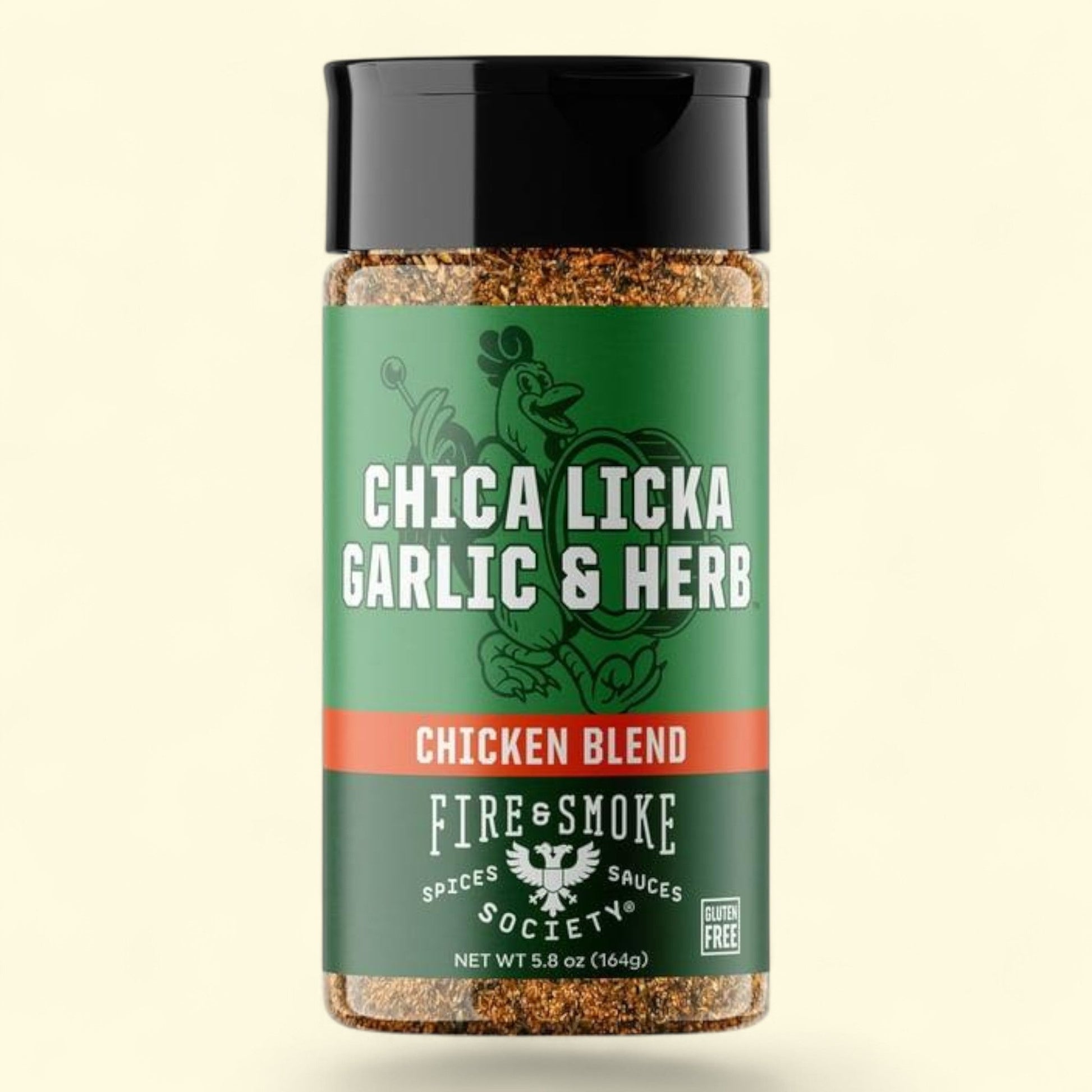 Fire & Smoke Society Chica Licka Garlic and Herb Seasoning, 5.5 Ounce — authentic US product shipped worldwide by Treatspree