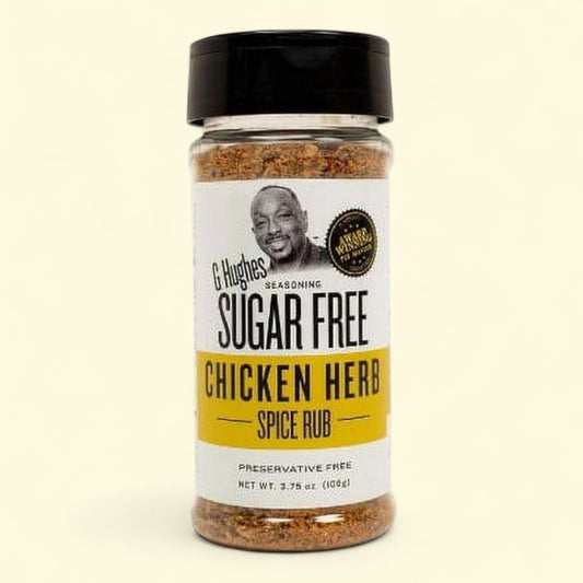 G Hughes Chicken Herb Rub Seasoning, 3.75 oz — authentic US product shipped worldwide by Treatspree