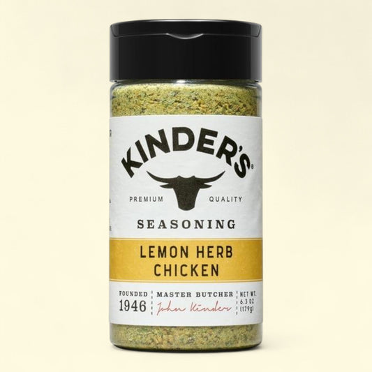 Kinder's Lemon and Herb Chicken Seasoning Blend, 6.3 oz — authentic US product shipped worldwide by Treatspree