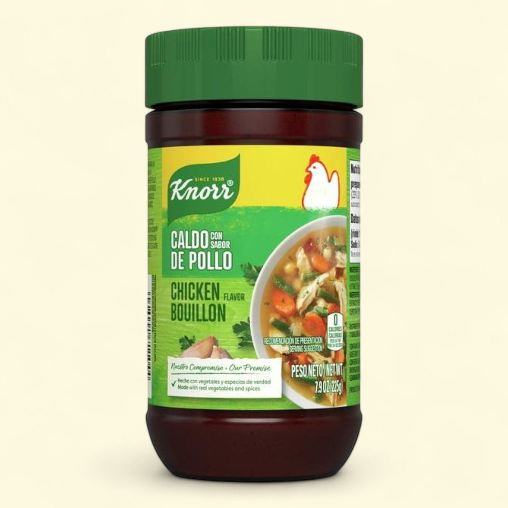 Bouillon en poudre Knorr au poulet, pot de 225 g