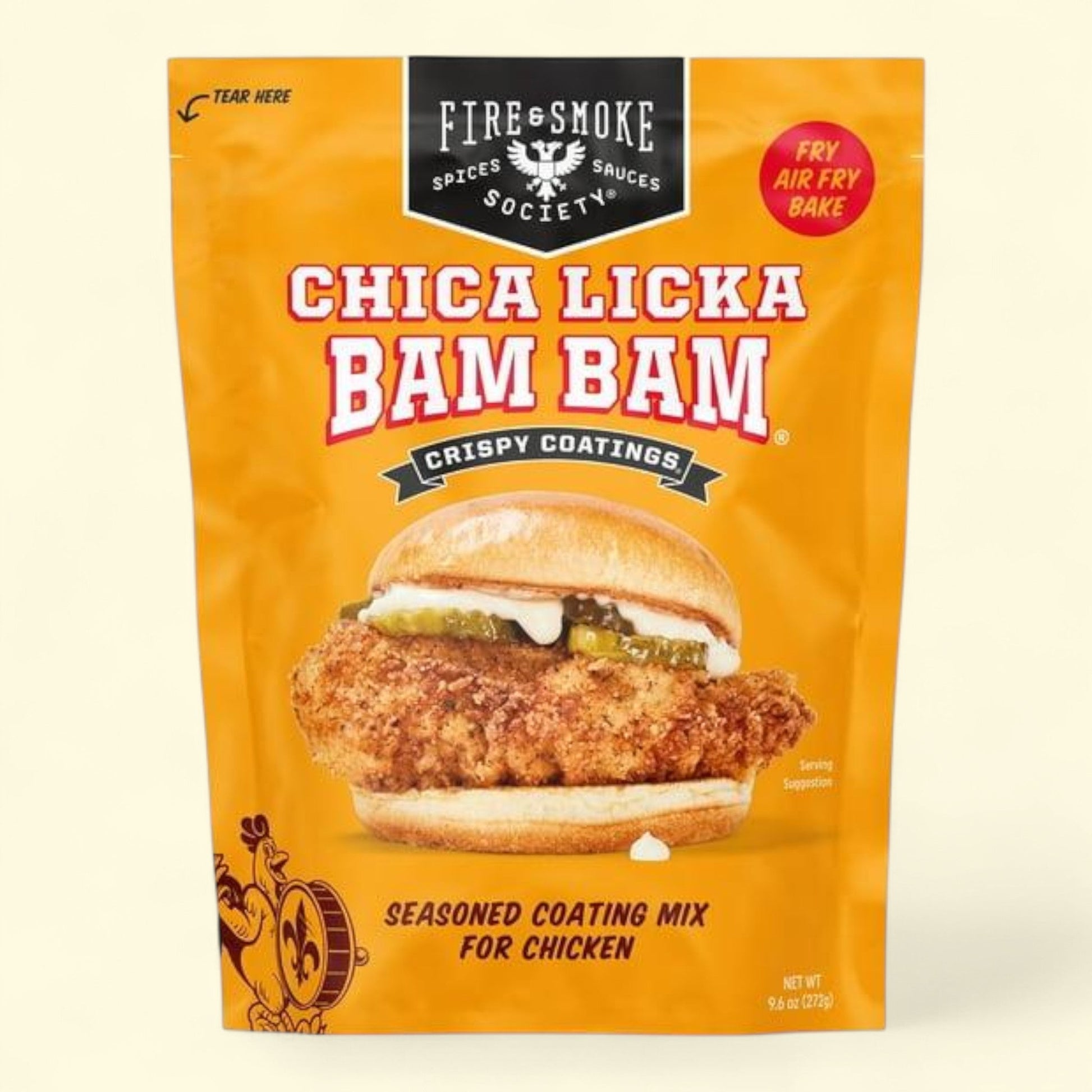 Fire & Smoke Society Chica Lika Chicken Fry Mix, 9.6 Ounce — authentic US product shipped worldwide by Treatspree