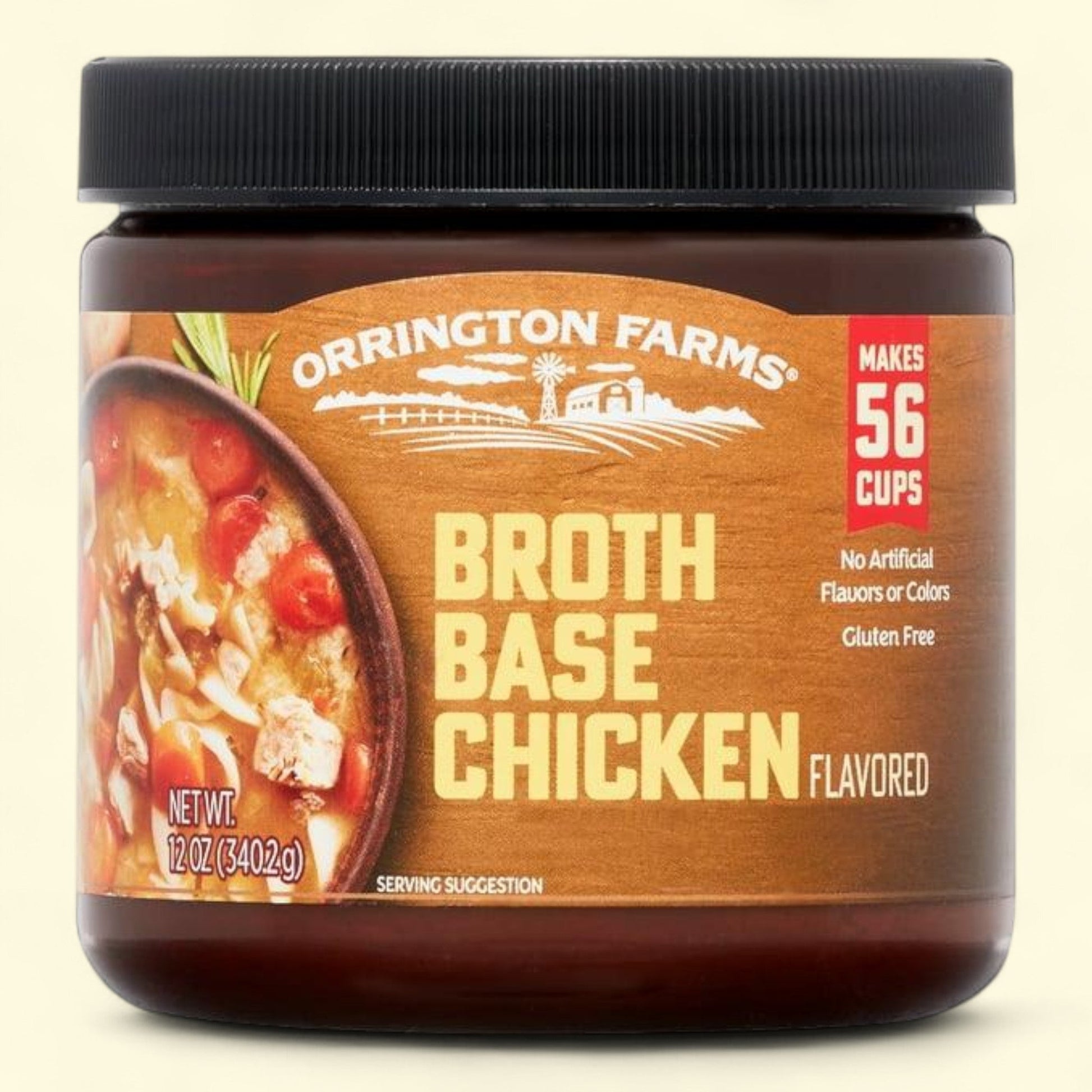 Orrington Farms Chicken Flavored Broth Base & Seasoning, Gluten Fre... — authentic US product shipped worldwide by Treatspree