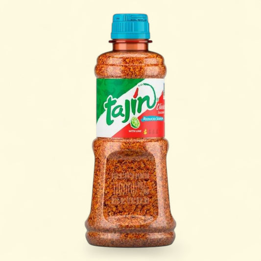 Tajín Clásico Reduced Sodium Seasoning, 9 oz — authentic US product shipped worldwide by Treatspree