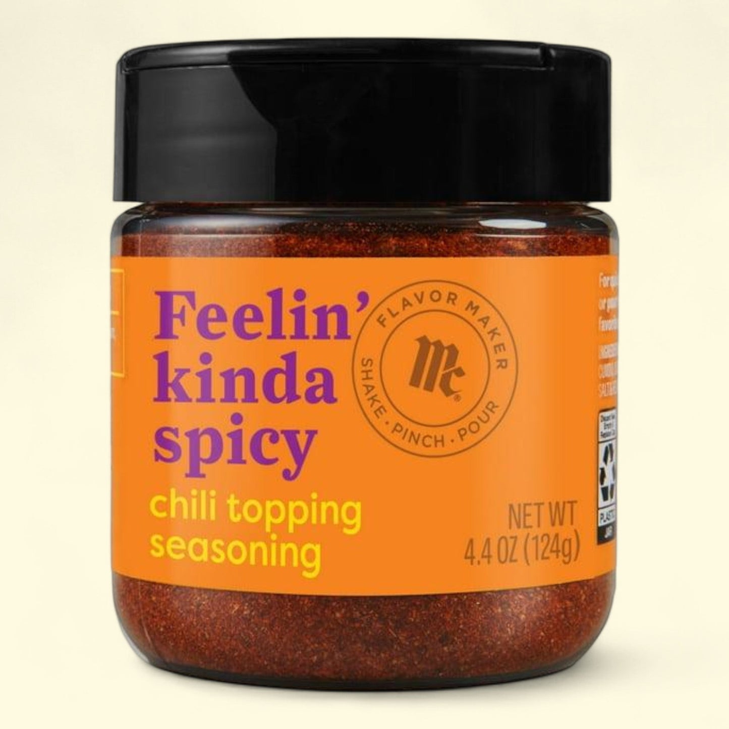 McCormick Chili Topping Seasoning, 4.4 oz Jar