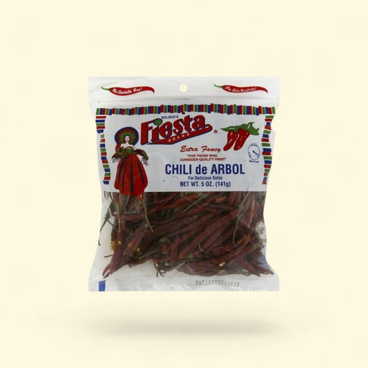 Bolner's Fiesta Products Chili De Arbol, 5 oz — authentic US product shipped worldwide by Treatspree