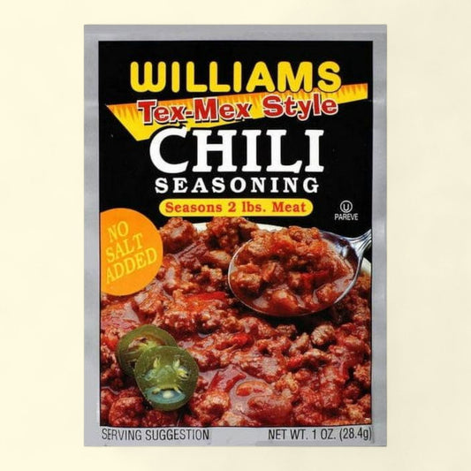 Williams Chili Seasoning, Tex-Mex Style, 1 oz