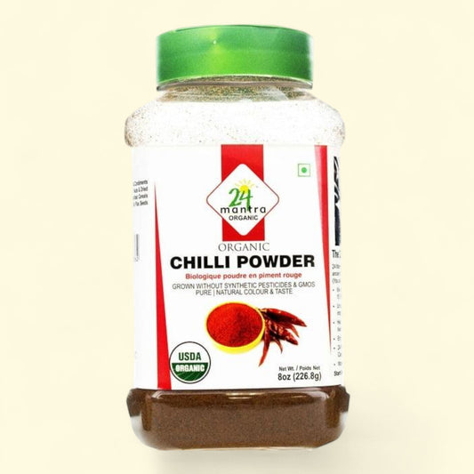 24 Mantra Organic Chili Powder, 8 Oz