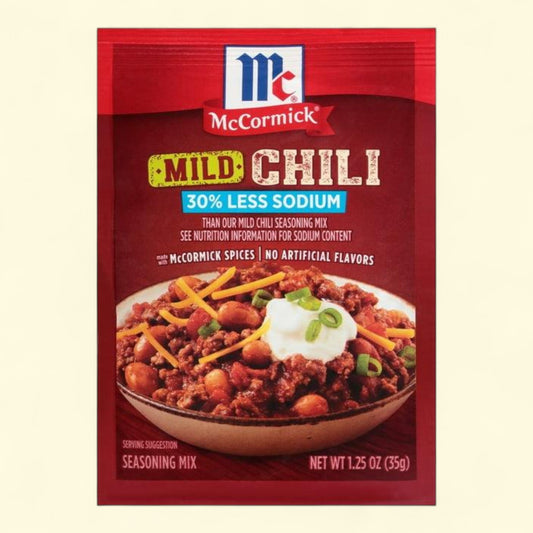 McCormick Chili Mild Seasoning Mix, 1.25 oz