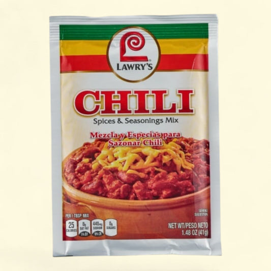 Lawry's Chili Spices & Seasonings Mix, 1.48 oz