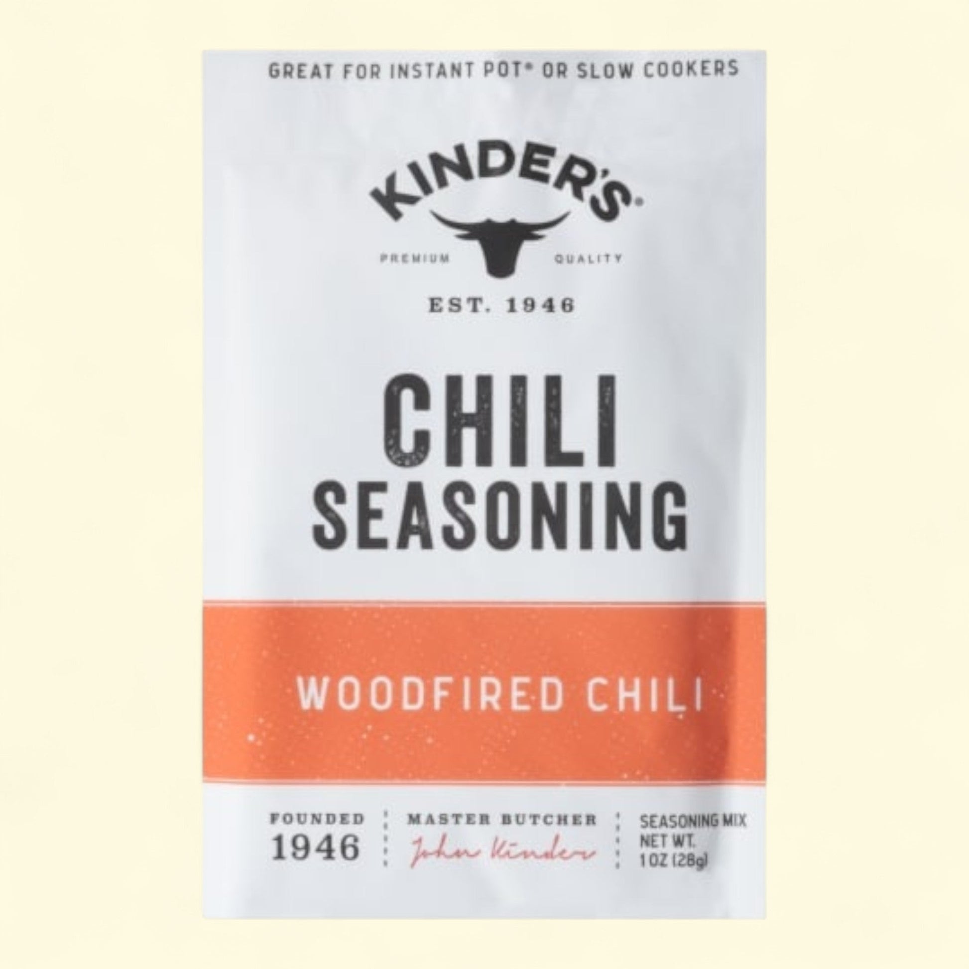 Kinder's Woodfired Chili Seasoning, 1 oz — authentic US product shipped worldwide by Treatspree