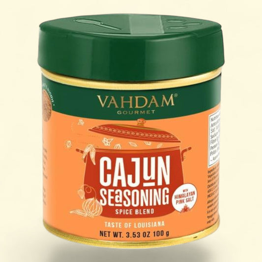 VAHDAM Cajun Seasoning, 3.53 oz Tin