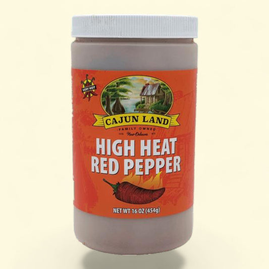 Cajun Land High Heat Pepper, 16 oz
