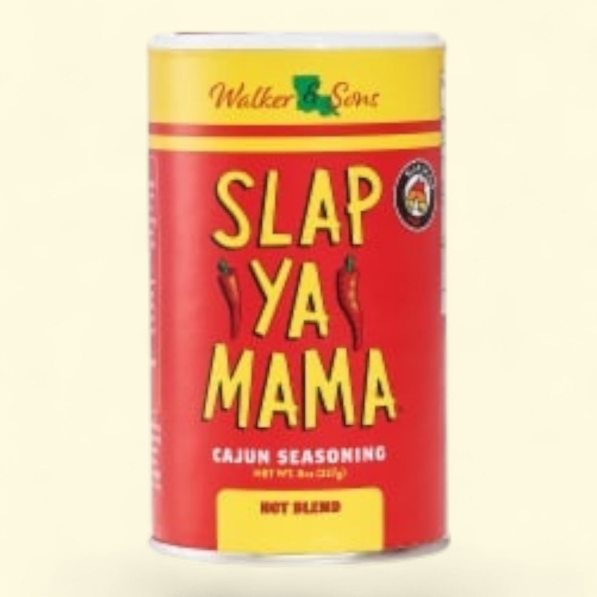 Slap Ya Mama, Hot Blend Cajun Seasoning, 8 oz — authentic US product shipped worldwide by Treatspree