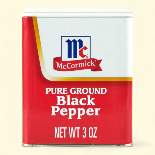 McCormick Pure Ground Black Pepper, 3 oz