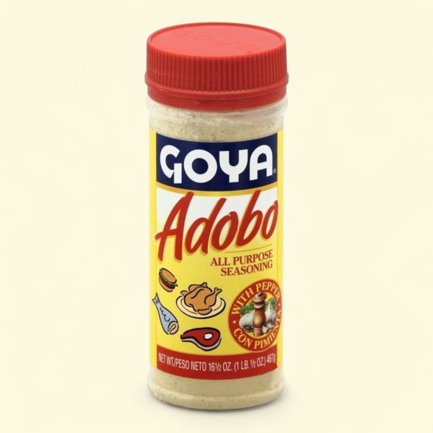 Goya Adobo All Purpose Seasoning, 16.5 oz — authentic US product shipped worldwide by Treatspree
