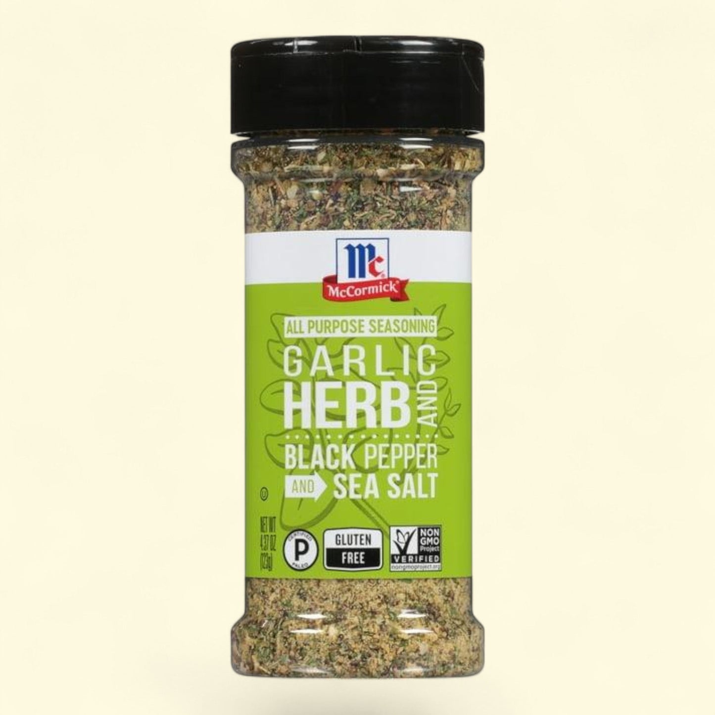 McCormick Garlic, Herb and Black Pepper and Sea Salt All Purpose Seasoning, 4.37 oz