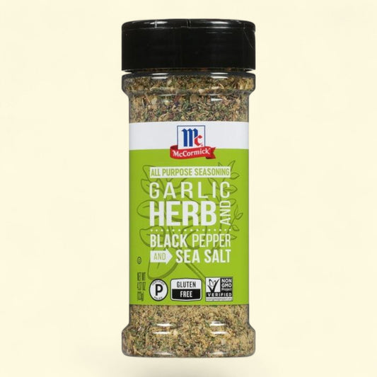 McCormick Garlic, Herb and Black Pepper and Sea Salt All Purpose Seasoning, 4.37 oz