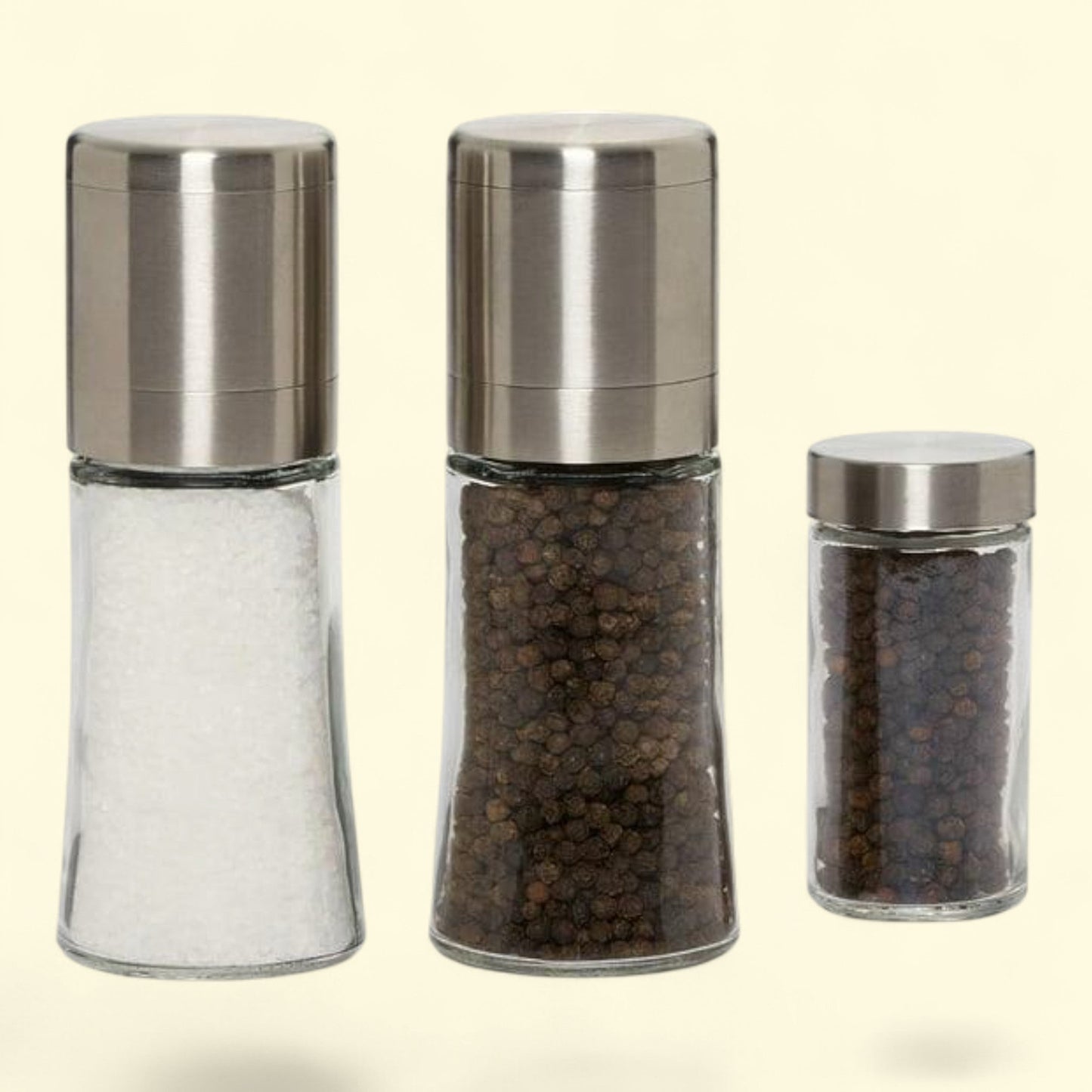 Kamenstein Elite Salt and Pepper Grinder Set, Refill Jar, pack of 3 — authentic US product shipped worldwide by Treatspree