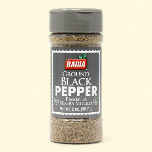 Badia Black Pepper Ground, 2 oz