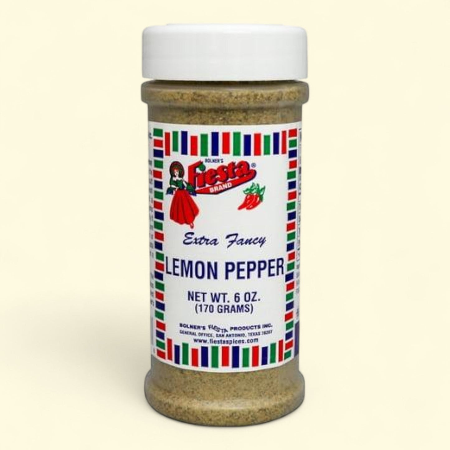 Fiesta Lemon Pepper, 6 oz Jar
