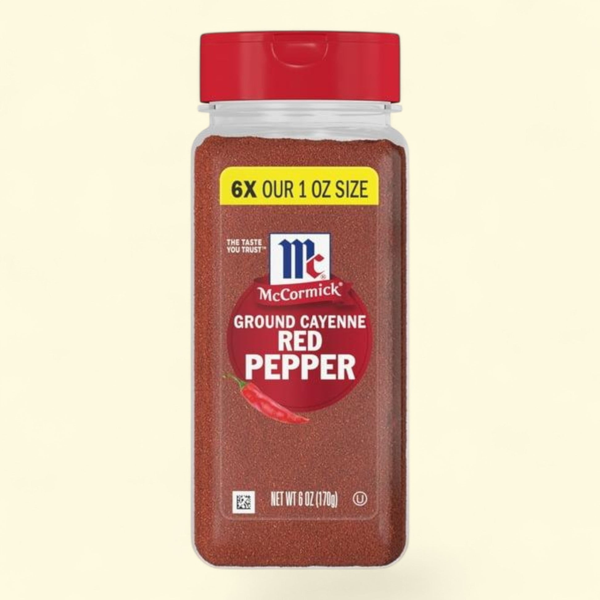 McCormick Ground Cayenne Red Pepper, 6 oz — authentic US product shipped worldwide by Treatspree