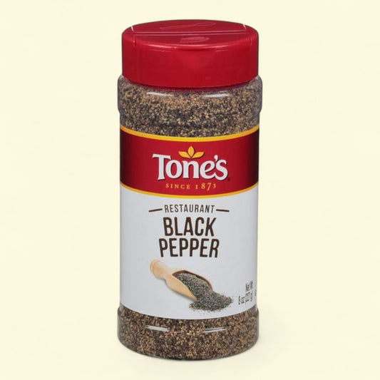 Tone's Black Pepper, 8 oz