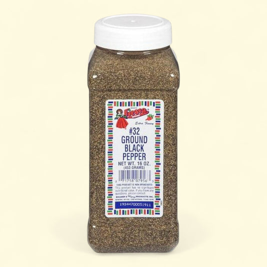 16 Mesh Ground Black Pepper, 1 lb