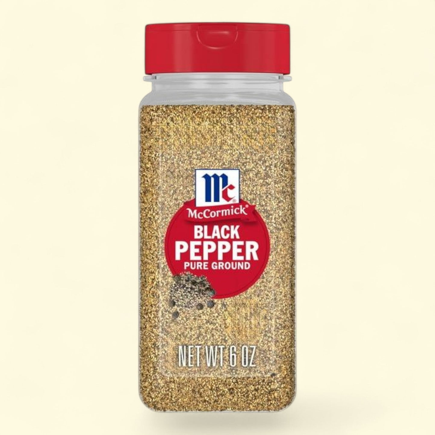 McCormick Pure Ground Black Pepper, 6 oz
