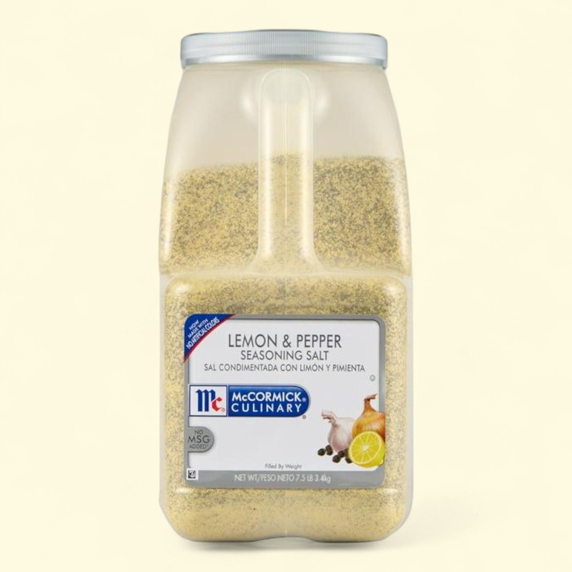 McCormick CULINARY Lemon & Pepper Seasoning Salt, 7.5 lb — authentic US product shipped worldwide by Treatspree