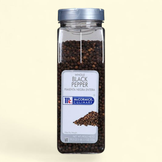 McCormick CULINARY Whole Black Pepper, 19.5 oz