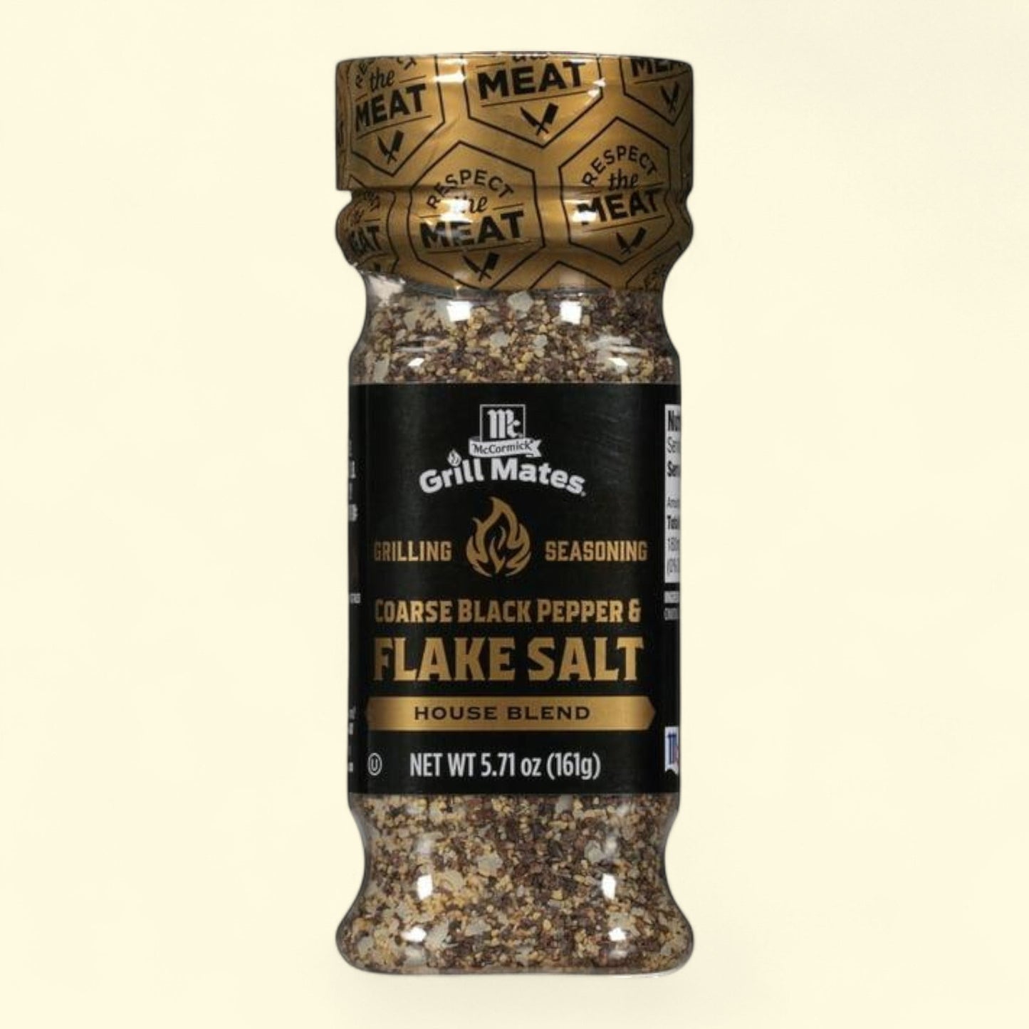 McCormick Grill Mates Coarse Black Pepper & Flake Salt Seasoning, 5.71 oz