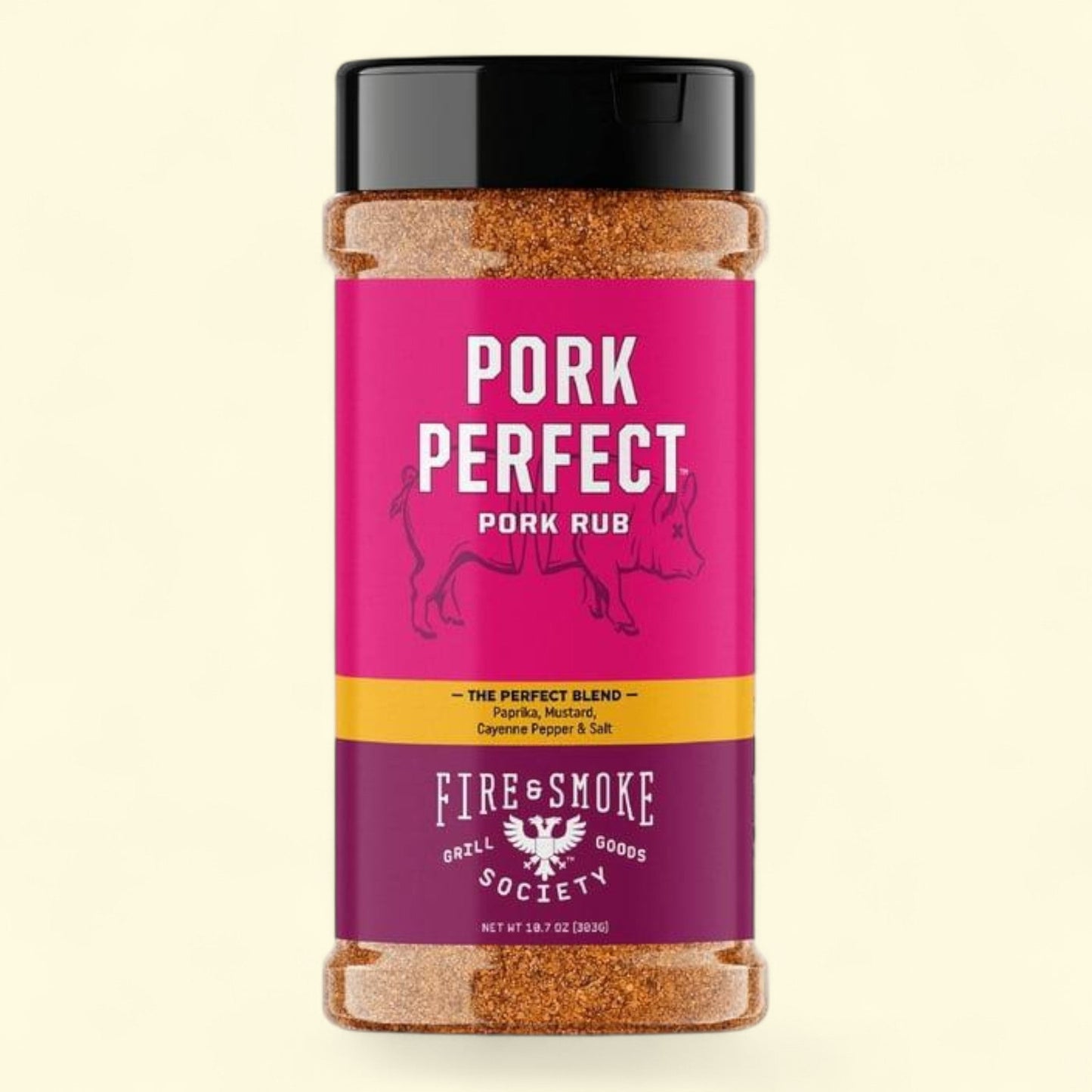 Fire & Smoke Society Pork Perfect Spice Blend, BBQ Seasoning, 10.7 ... — authentic US product shipped worldwide by Treatspree