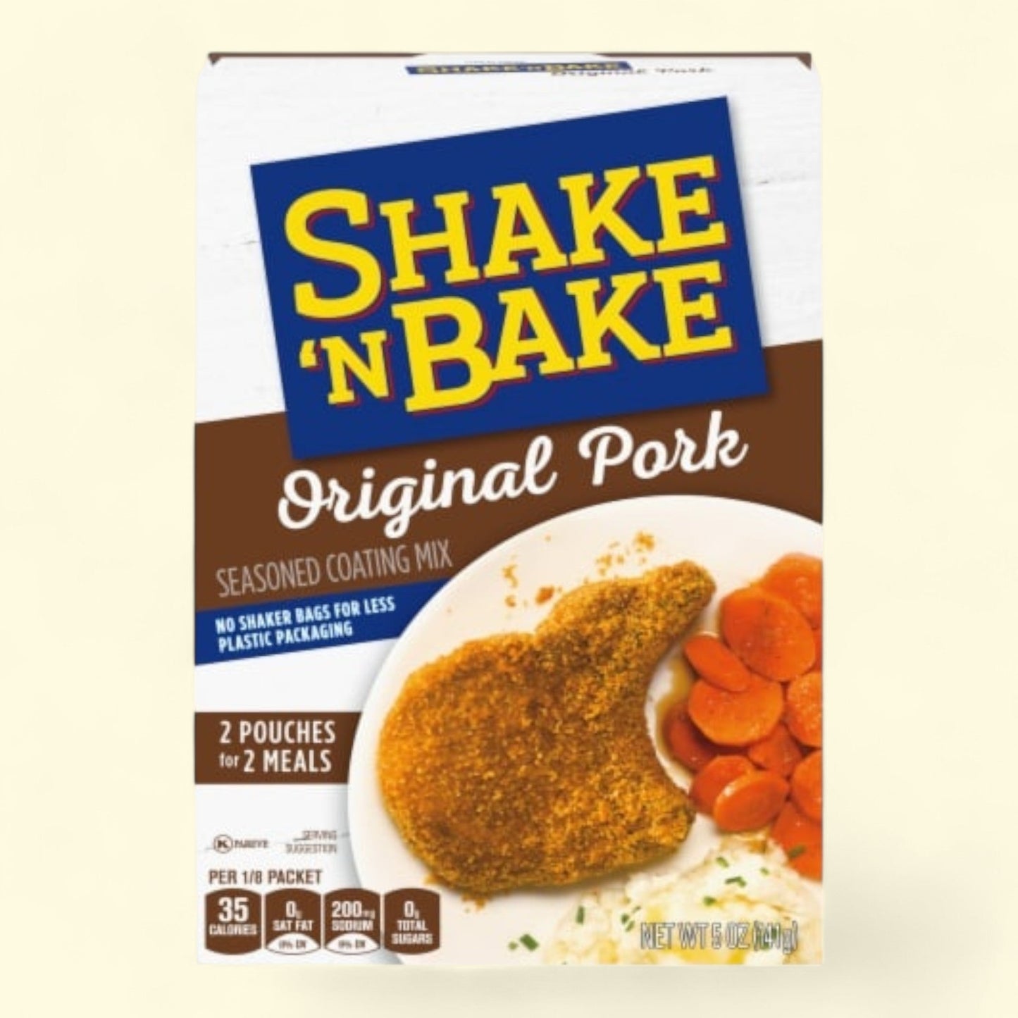 Shake 'N Bake Original Pork Seasoned Coating Mix, Packets, 5.5 oz — authentic US product shipped worldwide by Treatspree