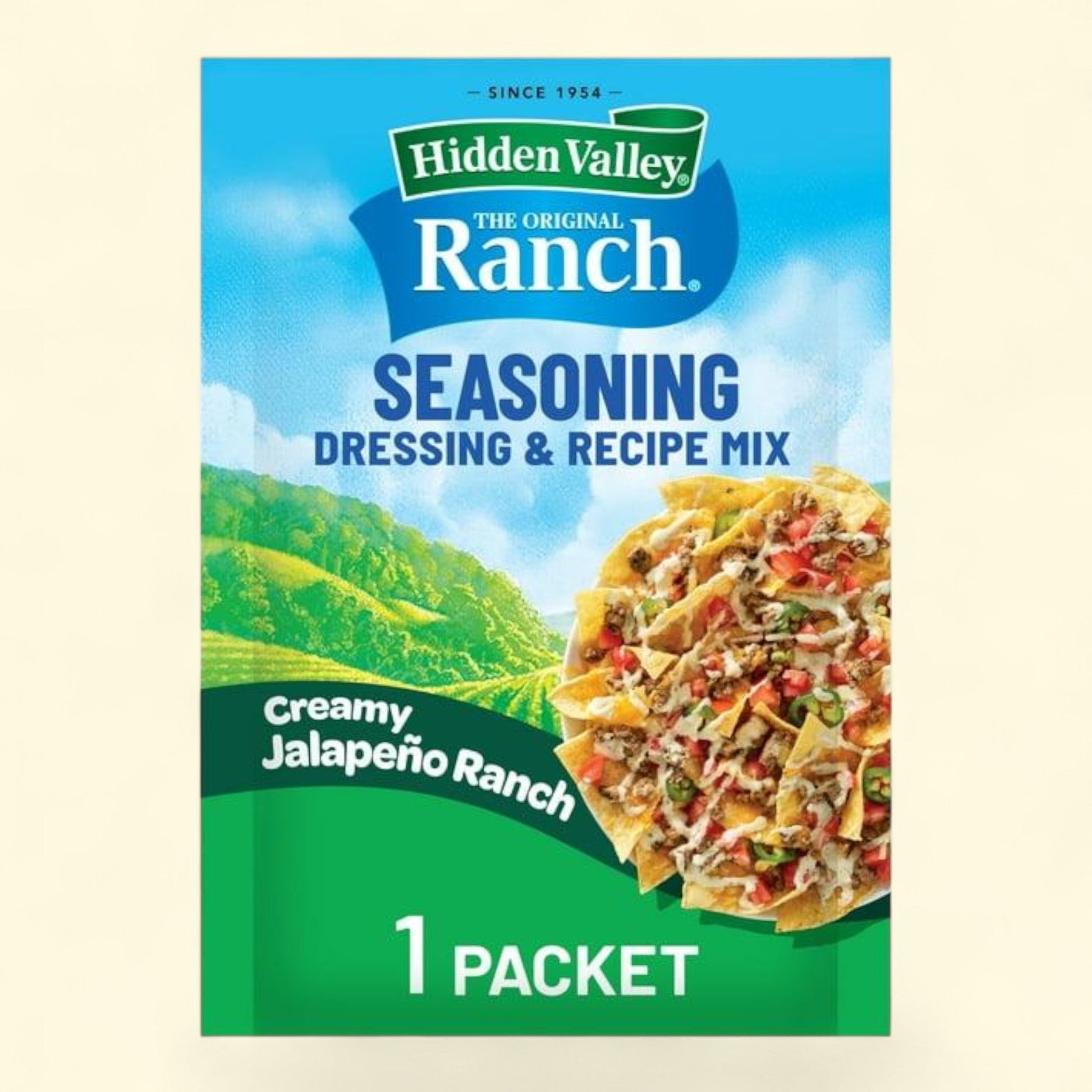 Hidden Valley Seasoning, Creamy Jalapeño Ranch, 1 Ounce — authentic US product shipped worldwide by Treatspree