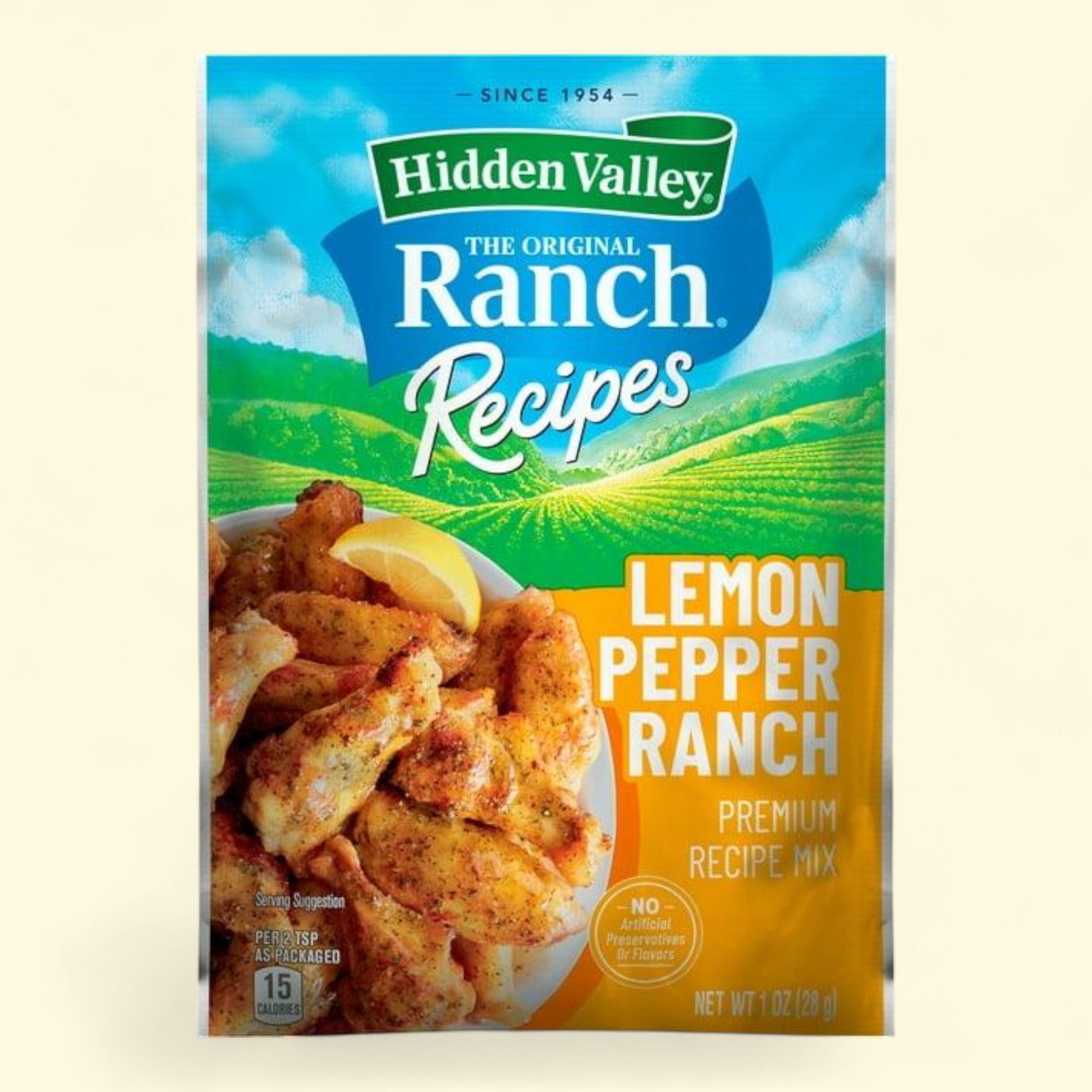 Hidden Valley Ranch Recipes Lemon Pepper Ranch Premium Recipe Mix, ... — authentic US product shipped worldwide by Treatspree
