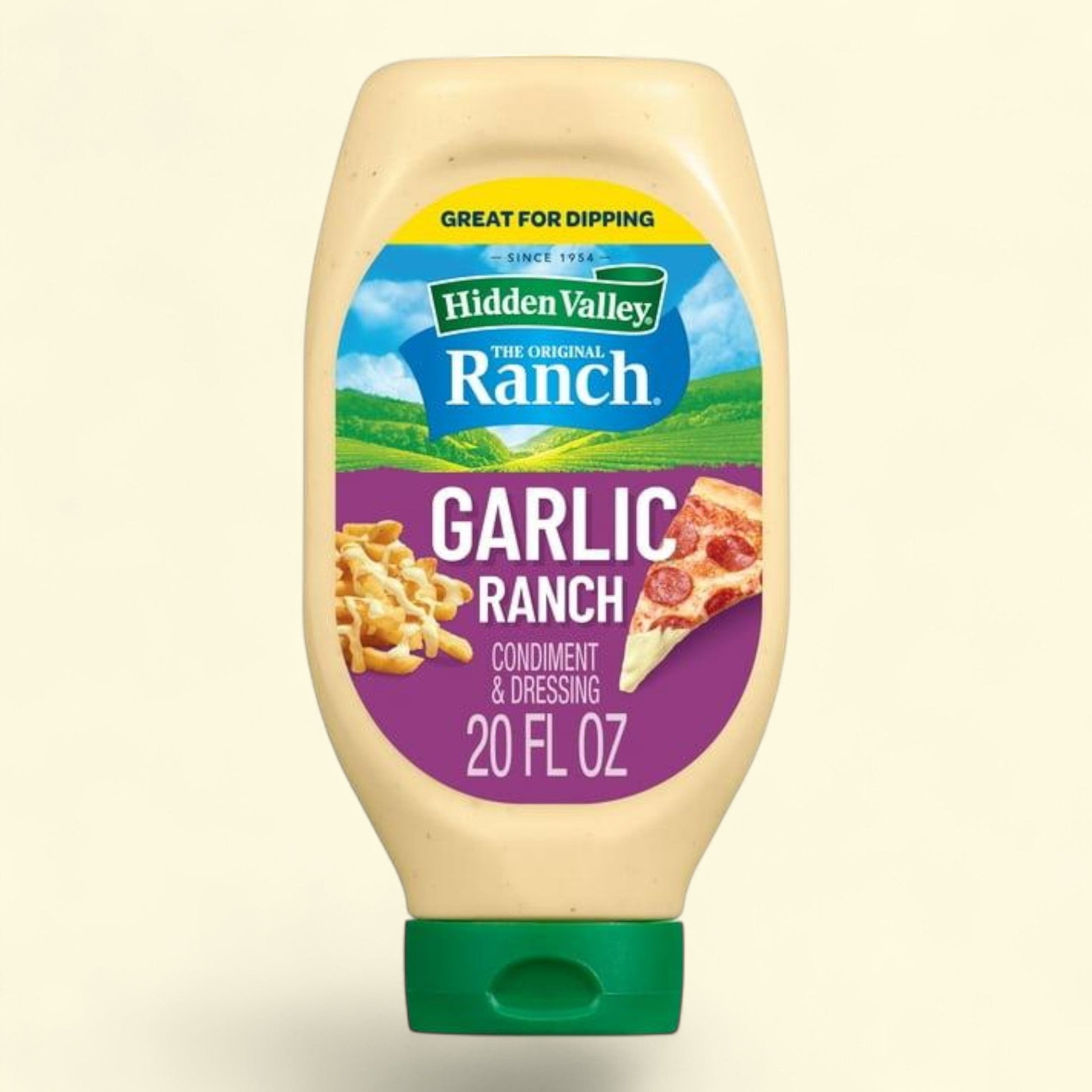 Hidden Valley Garlic Ranch Dressing, 20 Fluid Ounce Bottle — authentic US product shipped worldwide by Treatspree