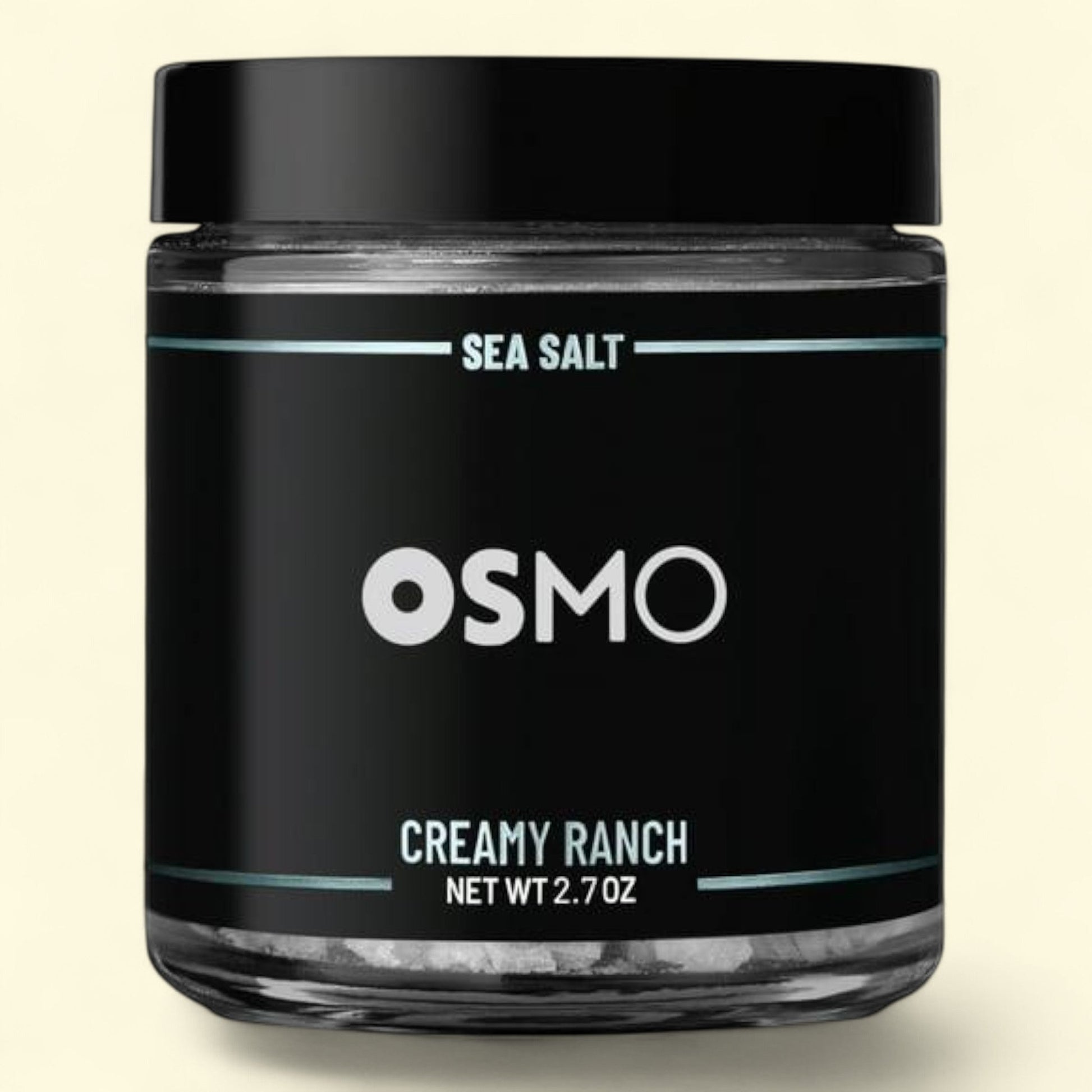 Osmo Salt Creamy Ranch Sea Salt, 2.7 oz jar — authentic US product shipped worldwide by Treatspree