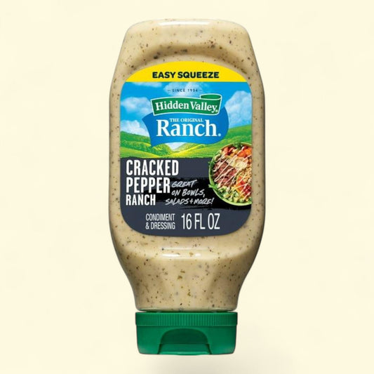 Hidden Valley Cracked Pepper Ranch Dressing, 16 oz — authentic US product shipped worldwide by Treatspree
